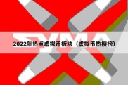 2022年热点虚拟币板块（虚拟币热搜榜）