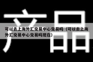 可以去上海外汇交易中心交易吗（可以去上海外汇交易中心交易吗现在）